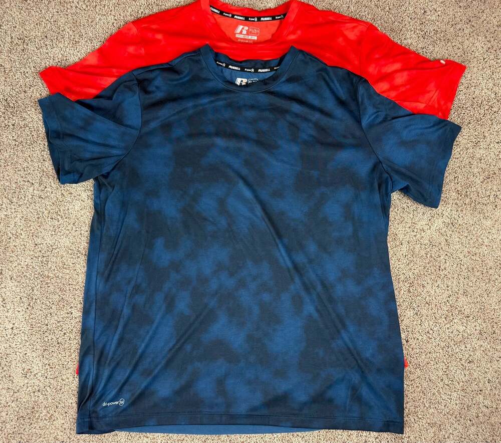 Lot of 3 Russell Athletic Dri-Power Training T-Shirts Size XL - Picture 3 of 4